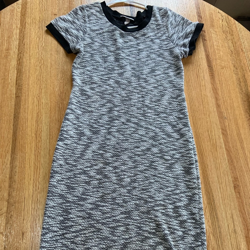 Interi Gray and Black Bodycon dress
